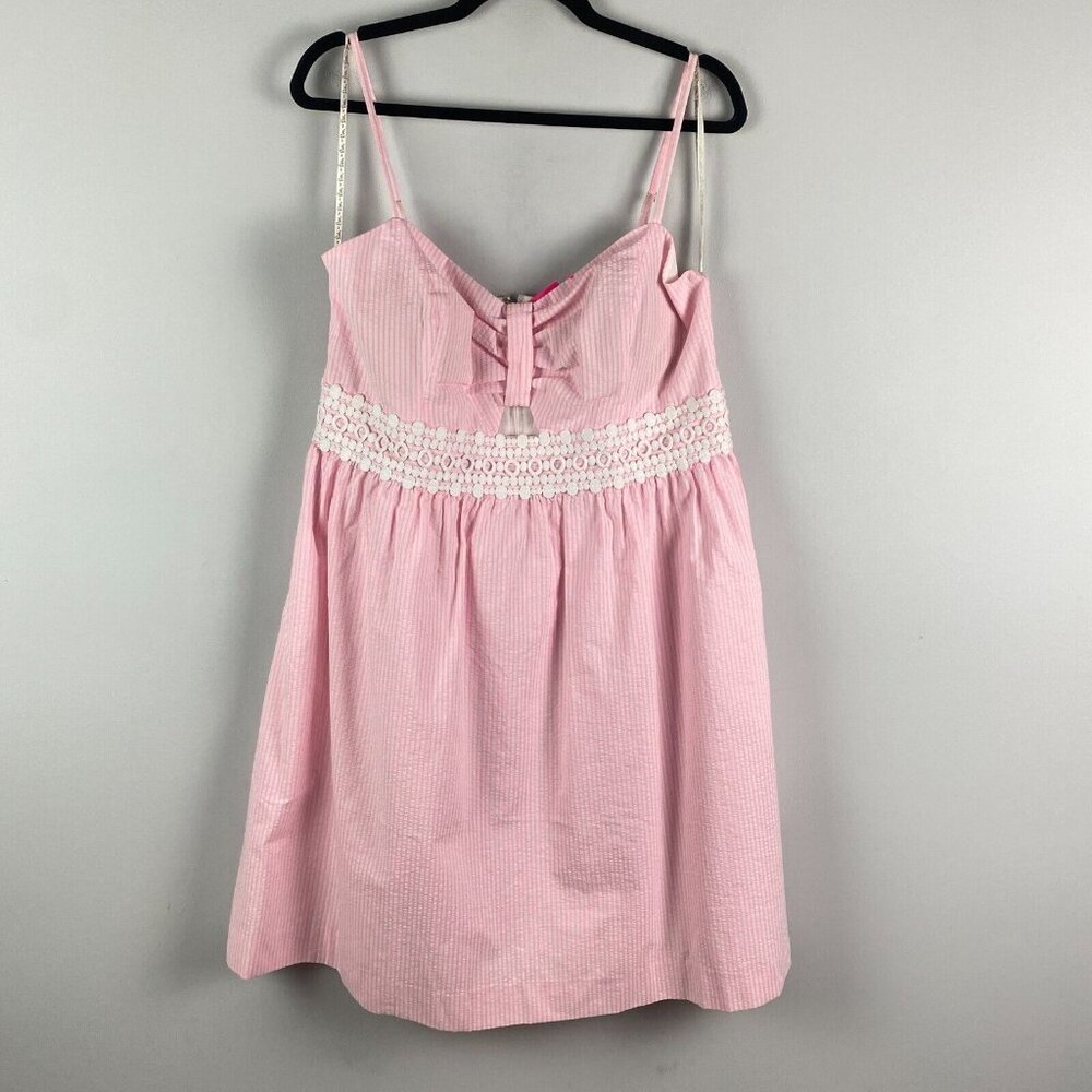 Lilly Pulitzer Pink and White Dress
